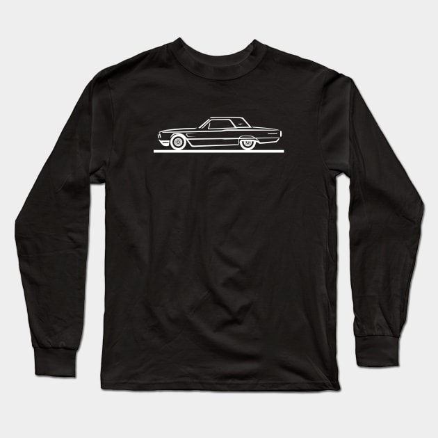 1965 Ford Thunderbird Hard Top Long Sleeve T-Shirt by PauHanaDesign